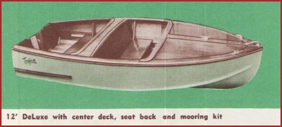1952 sea queen deluxe 12 foot center decks