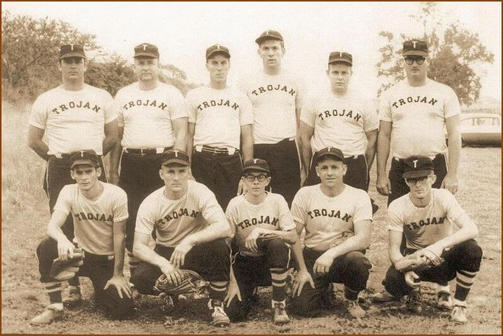 Trojan fast-pitch softball team - 1963