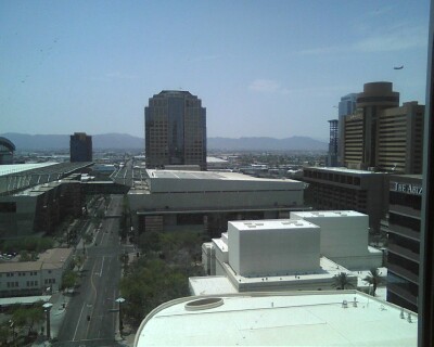 phx hotel view, 16th floor