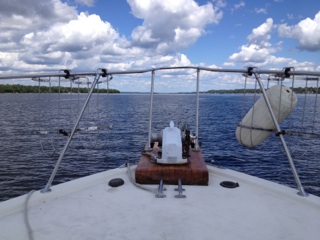 open water on lake simcoe