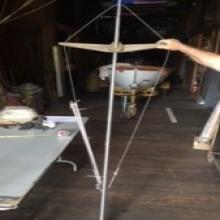 Wooden Boat Mast - 7 foot