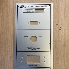 AC Generator Control Plate