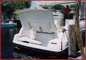 trojan 440 express transom