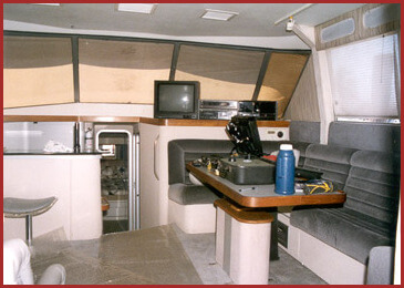 14 meter galley and salon