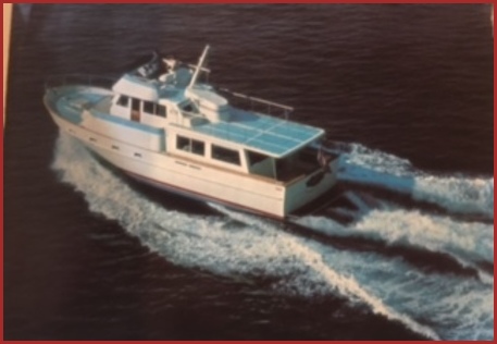 Trojan Meridian Trawler - under way