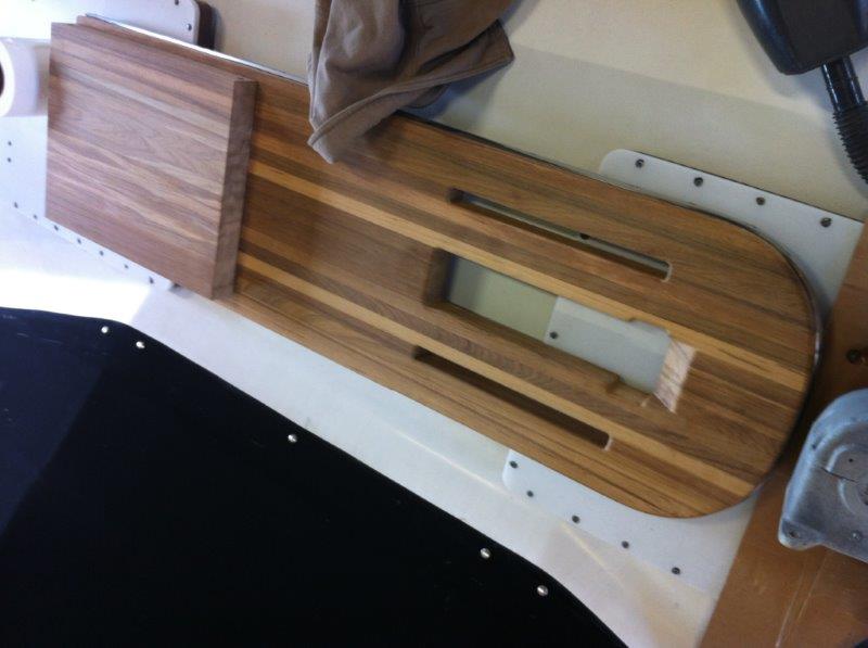refinished swim platform