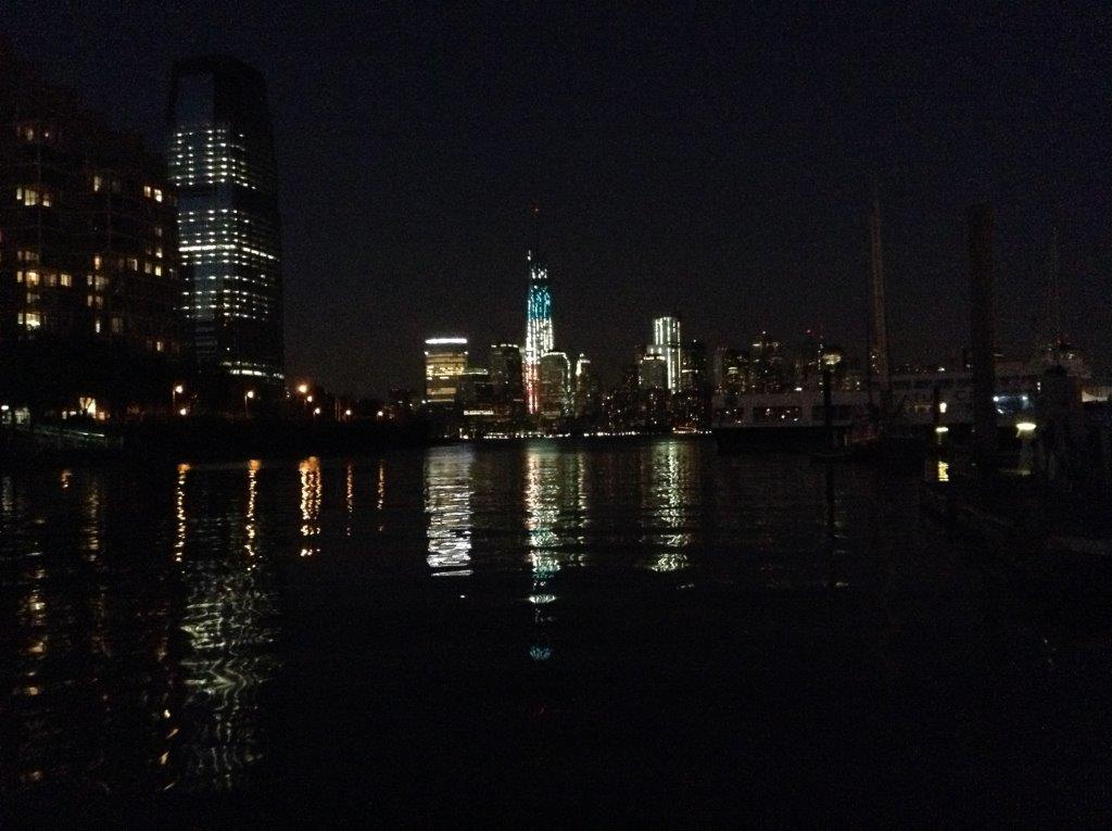 Liberty Landing night view