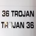 Trojan F-36 Decal 1979-1992