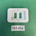 Switch Plate - 2 Slot (Vertical) -- (343-034)