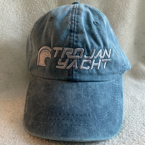 Trojan Cap -- Blue / Silver (Canada) - Click Image to Close