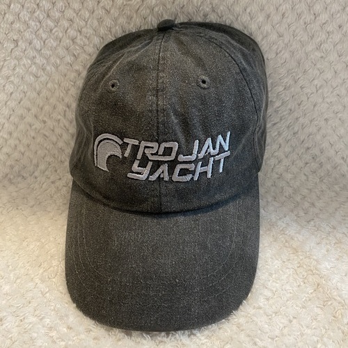 Trojan Cap -- Black / Silver (Canada) - Click Image to Close