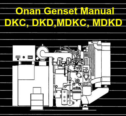 Onan (DIESEL) DKC-DKD-MDKC-MDKD Genset Manual - Click Image to Close