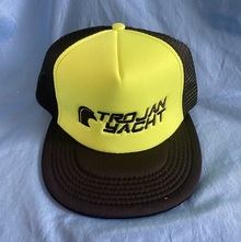 Trojan Cap Flat-- Yellow / Black (US Only)