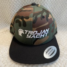 Trojan Cap Flat -- Camo / White (Canada)