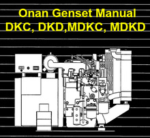 Onan (DIESEL) DKC-DKD-MDKC-MDKD Genset Manual